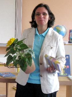 Abschied in der Bücherei